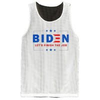 2024 Biden LetS Finish The Job Joe Save Democracy America Mesh Reversible Basketball Jersey Tank