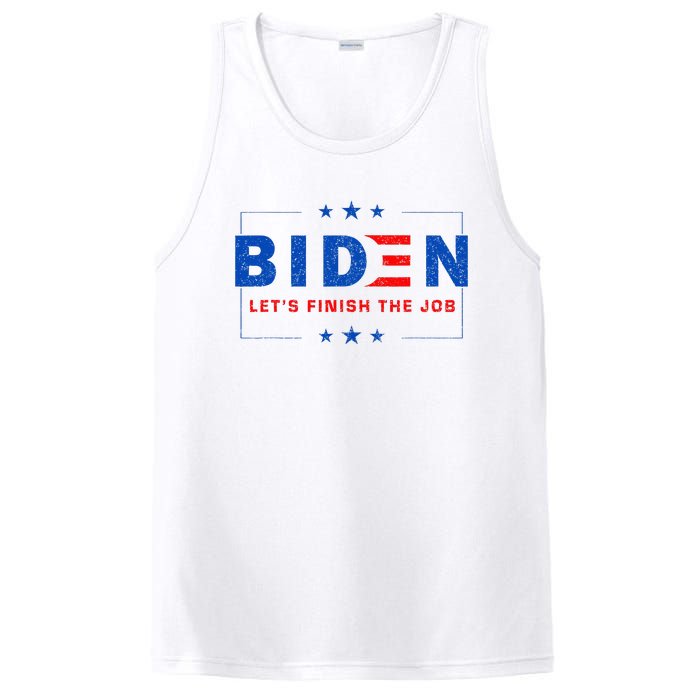 2024 Biden LetS Finish The Job Joe Save Democracy America PosiCharge Competitor Tank