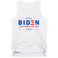 2024 Biden LetS Finish The Job Joe Save Democracy America Tank Top