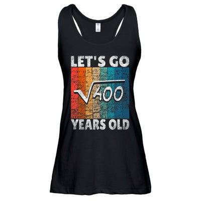 20th Birthday let's go root from 400 = 20 years Ladies Essential Flowy Tank