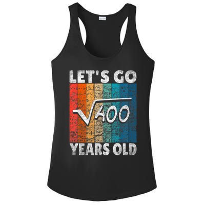 20th Birthday let's go root from 400 = 20 years Ladies PosiCharge Competitor Racerback Tank