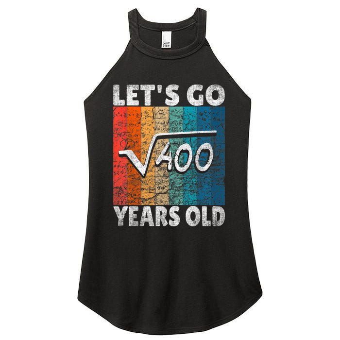 20th Birthday let's go root from 400 = 20 years Women’s Perfect Tri Rocker Tank