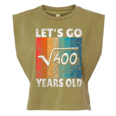 20th Birthday let's go root from 400 = 20 years Garment-Dyed Women's Muscle Tee