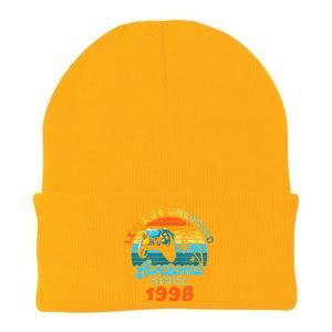 24Th Birthday Level 24 Man 1998 Gaming Knit Cap Winter Beanie