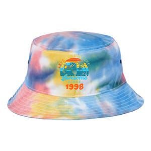 24Th Birthday Level 24 Man 1998 Gaming Tie Dye Newport Bucket Hat