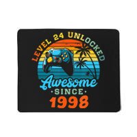 24Th Birthday Level 24 Man 1998 Gaming Mousepad