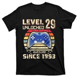 29Th Birthday Level 29 Unlocked T-Shirt