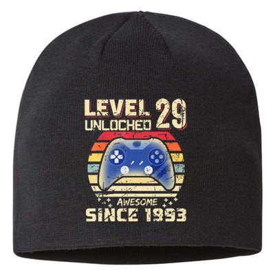 29Th Birthday Level 29 Unlocked Sustainable Beanie