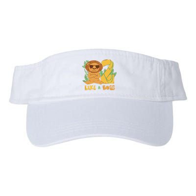 2nd Birthday Like A Boss Lion Cute Gift Visor