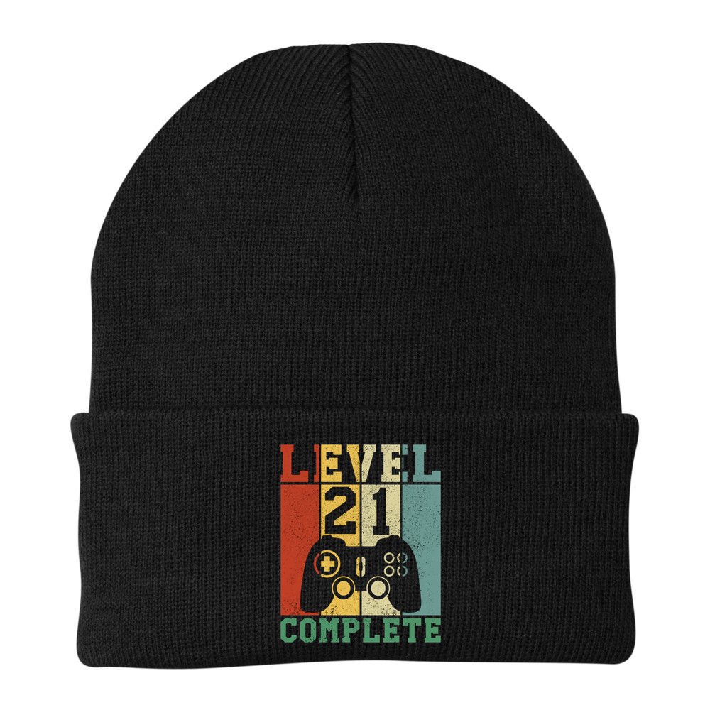 21 Birthday Level 21 Complete Meaningful Gift Beanie