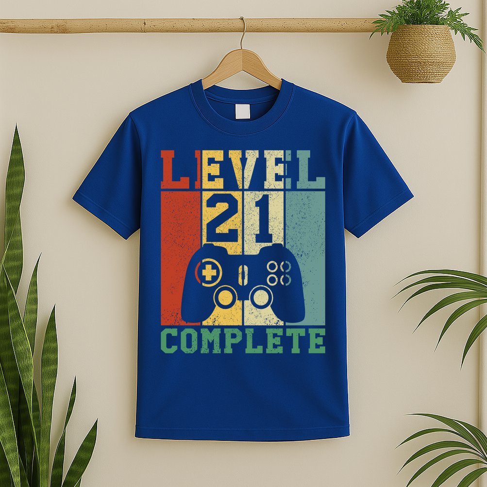 21 Birthday Level 21 Complete Meaningful Gift T-Shirt
