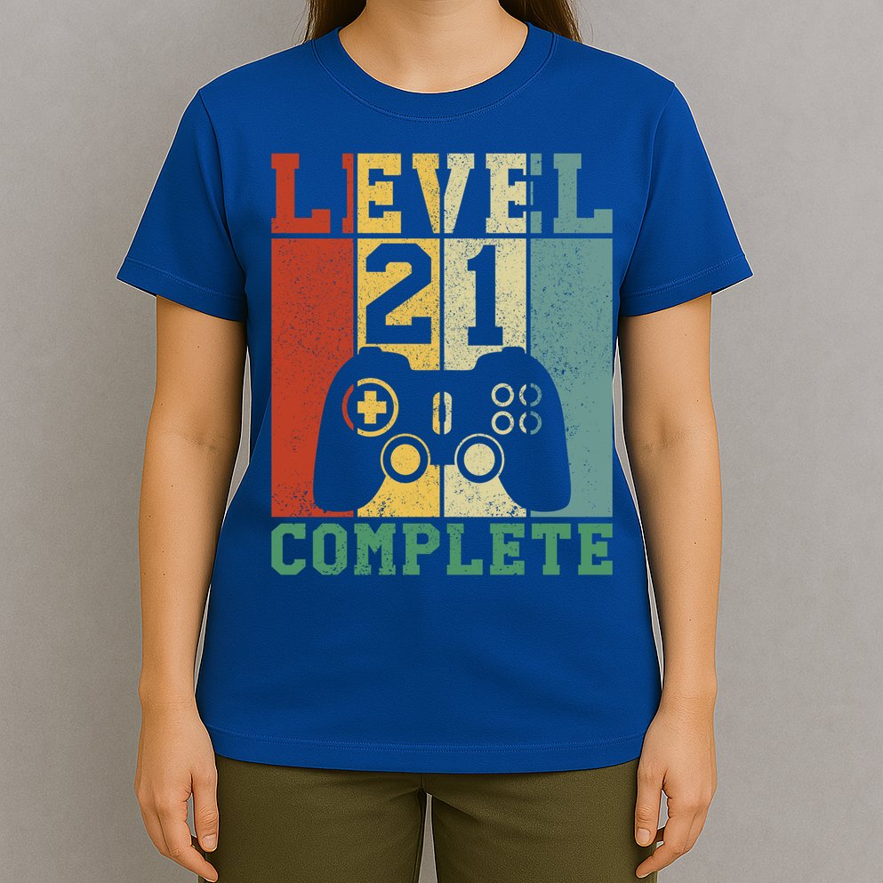 21 Birthday Level 21 Complete Meaningful Gift T-Shirt
