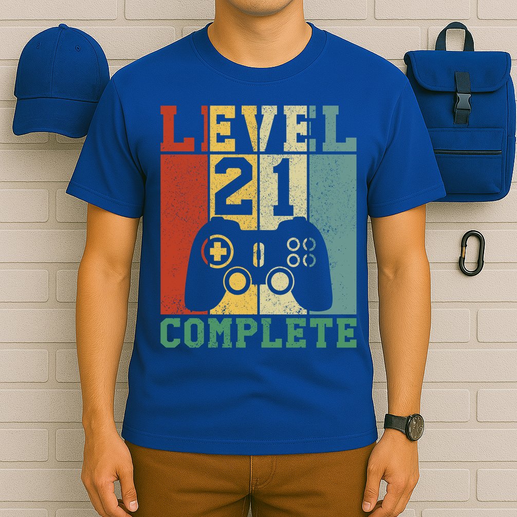 21 Birthday Level 21 Complete Meaningful Gift T-Shirt