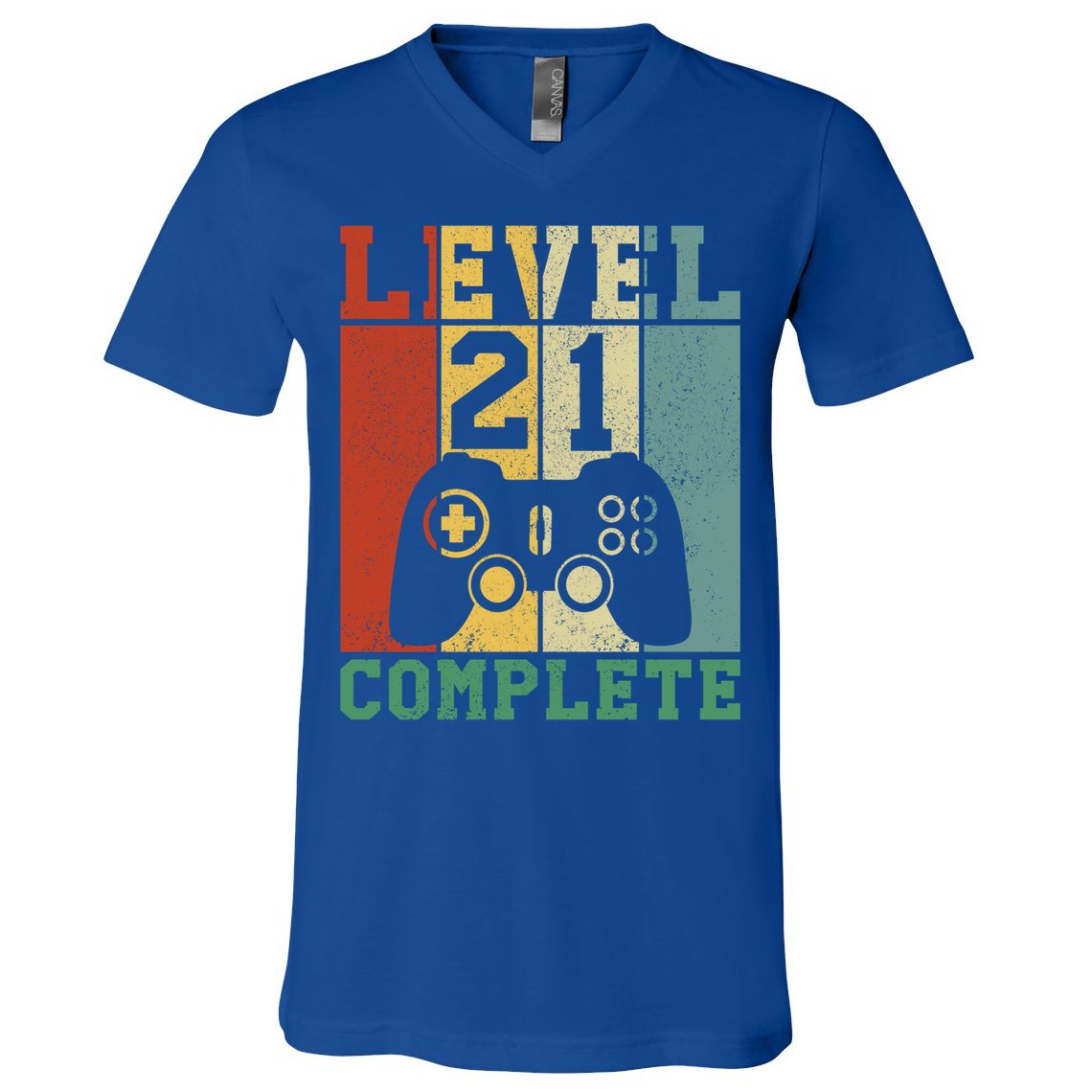 21 Birthday Level 21 Complete Meaningful Gift V-Neck T-Shirt