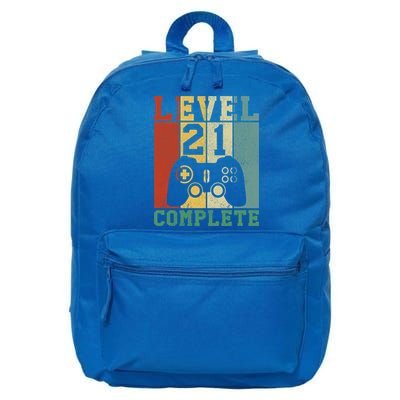21 Birthday Level 21 Complete Meaningful Gift 16 in Basic Backpack