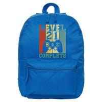 21 Birthday Level 21 Complete Meaningful Gift 16 in Basic Backpack