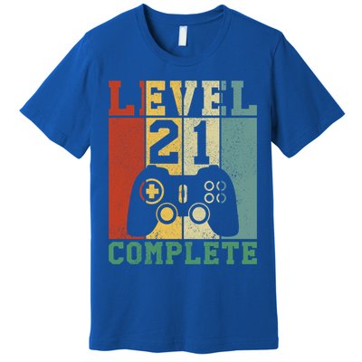 21 Birthday Level 21 Complete Meaningful Gift Premium T-Shirt