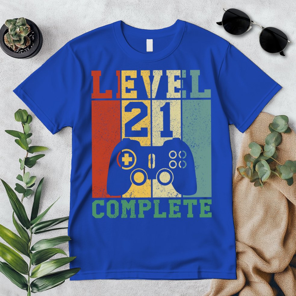 21 Birthday Level 21 Complete Meaningful Gift Premium T-Shirt