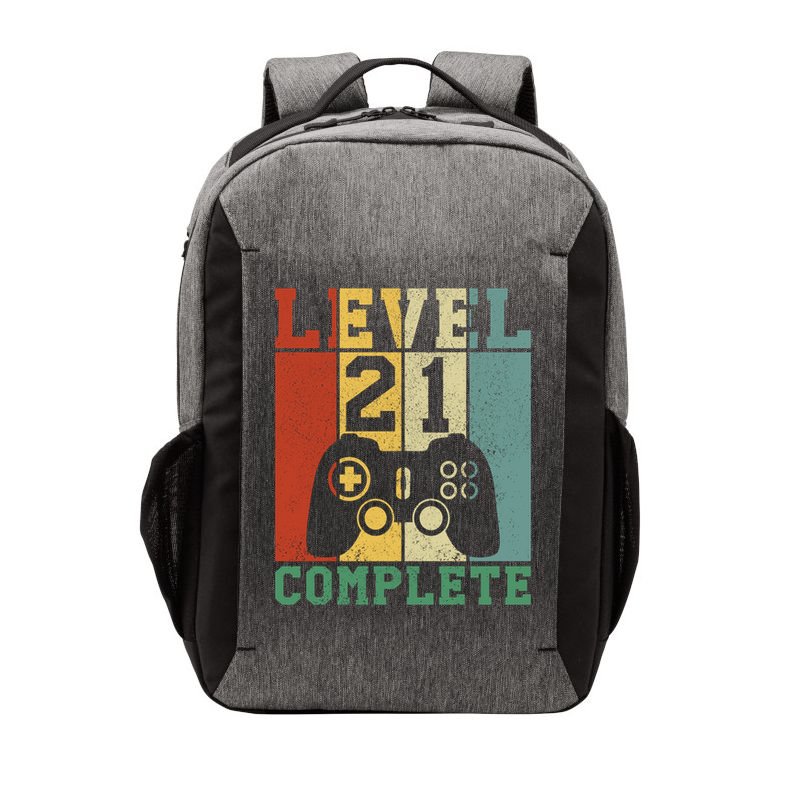 21 Birthday Level 21 Complete Meaningful Gift Vector Backpack