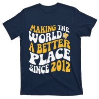 2012 Birthday Making The World A Better Place Since 2012 T-Shirt