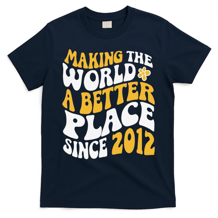 2012 Birthday Making The World A Better Place Since 2012 T-Shirt