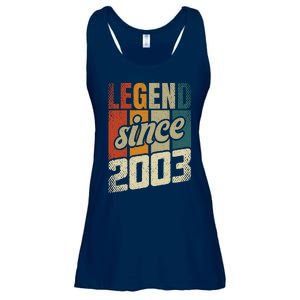 21st Birthday Man Woman 21 Years 2003 Decorative Funny Gift Ladies Essential Flowy Tank