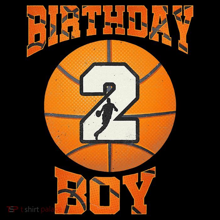 2nd Birthday Outfit Boy Basketball Second 2 Year Old Funny Womens T-Shirt