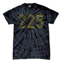 225 Baton Rouge Gonzales Denham Springs Area Code Tie-Dye T-Shirt