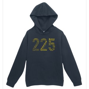 225 Baton Rouge Gonzales Denham Springs Area Code Urban Pullover Hoodie