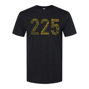 225 Baton Rouge Gonzales Denham Springs Area Code Softstyle CVC T-Shirt