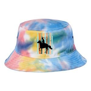 21st Birthday Retro Rodeo Horse Lovers Cow Rider Funny Gift Tie Dye Newport Bucket Hat