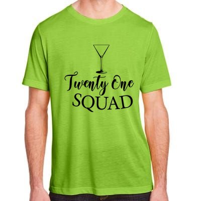 21st Birthday Squad Celebration Graphic Adult ChromaSoft Performance T-Shirt