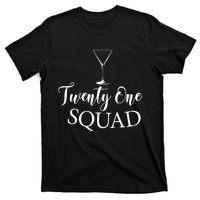 21st Birthday Squad Celebration Graphic T-Shirt