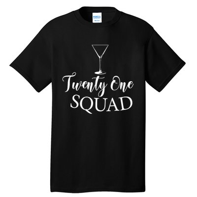 21st Birthday Squad Celebration Graphic Tall T-Shirt