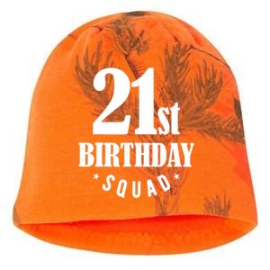 21st Birthday Squad Kati - Camo Knit Beanie