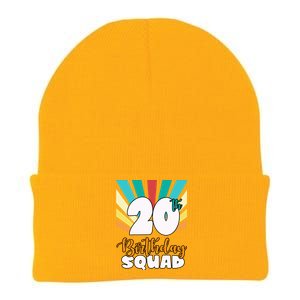 20th Birthday Squad 20 Years Old Knit Cap Winter Beanie