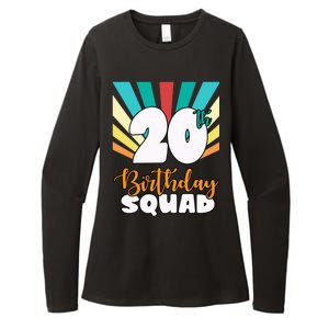 20th Birthday Squad 20 Years Old Womens CVC Long Sleeve Shirt