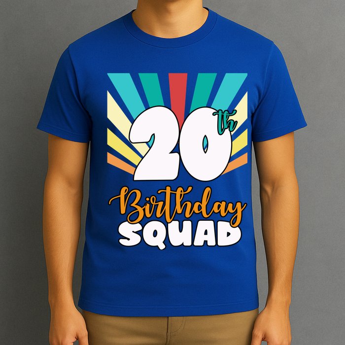 20th Birthday Squad 20 Years Old T-Shirt