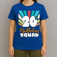 20th Birthday Squad 20 Years Old T-Shirt