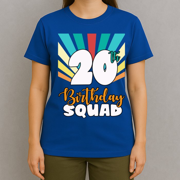 20th Birthday Squad 20 Years Old T-Shirt