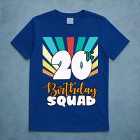 20th Birthday Squad 20 Years Old T-Shirt