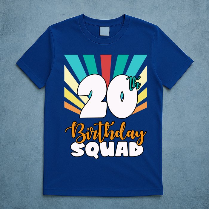 20th Birthday Squad 20 Years Old T-Shirt