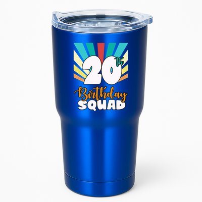 20th Birthday Squad 20 Years Old Tumbler