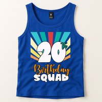 20th Birthday Squad 20 Years Old Tank Top