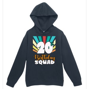 20th Birthday Squad 20 Years Old Urban Pullover Hoodie