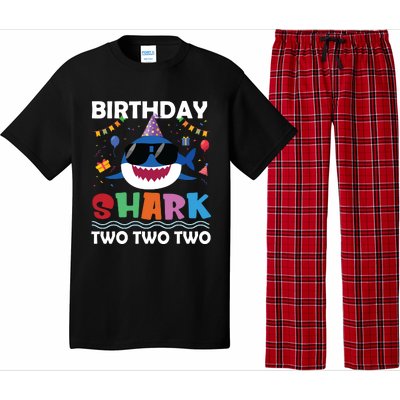 2nd Birthday Shark Matching Party Gifts For Pajama Set