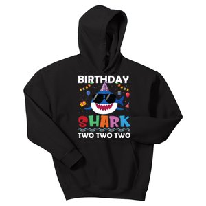 2nd Birthday Shark Matching Party Gifts For Kids Hoodie