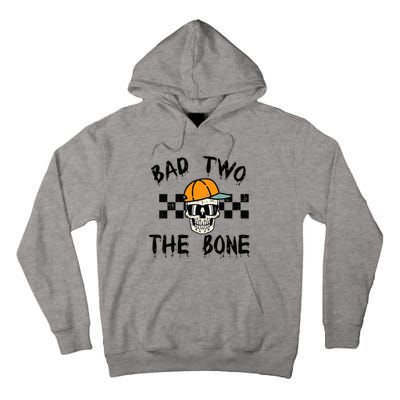 2nd Birthday Skull Bad To Bone 2 Year Old Tall Hoodie