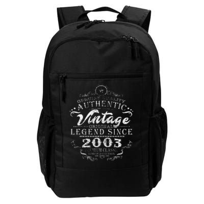 20th Birthday Vintage Legend Since 2003 Daily Commute Backpack