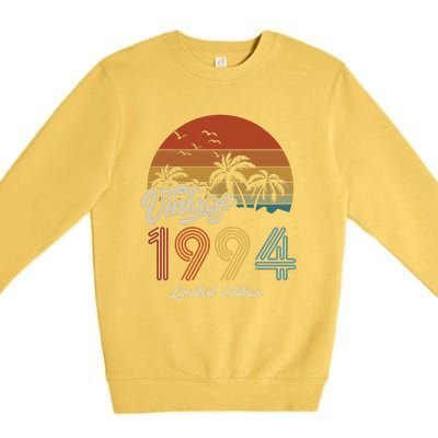 29th Birthday Vintage Limited Edition 1994 Premium Crewneck Sweatshirt